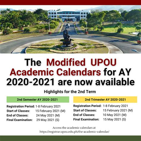 trimester college in philippines schedule|University of the Philippines OPEN UNIVERSITY Academic .